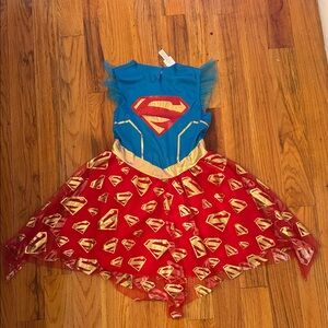 DC Superhero Kids Costume - Blue, Red, and Gold